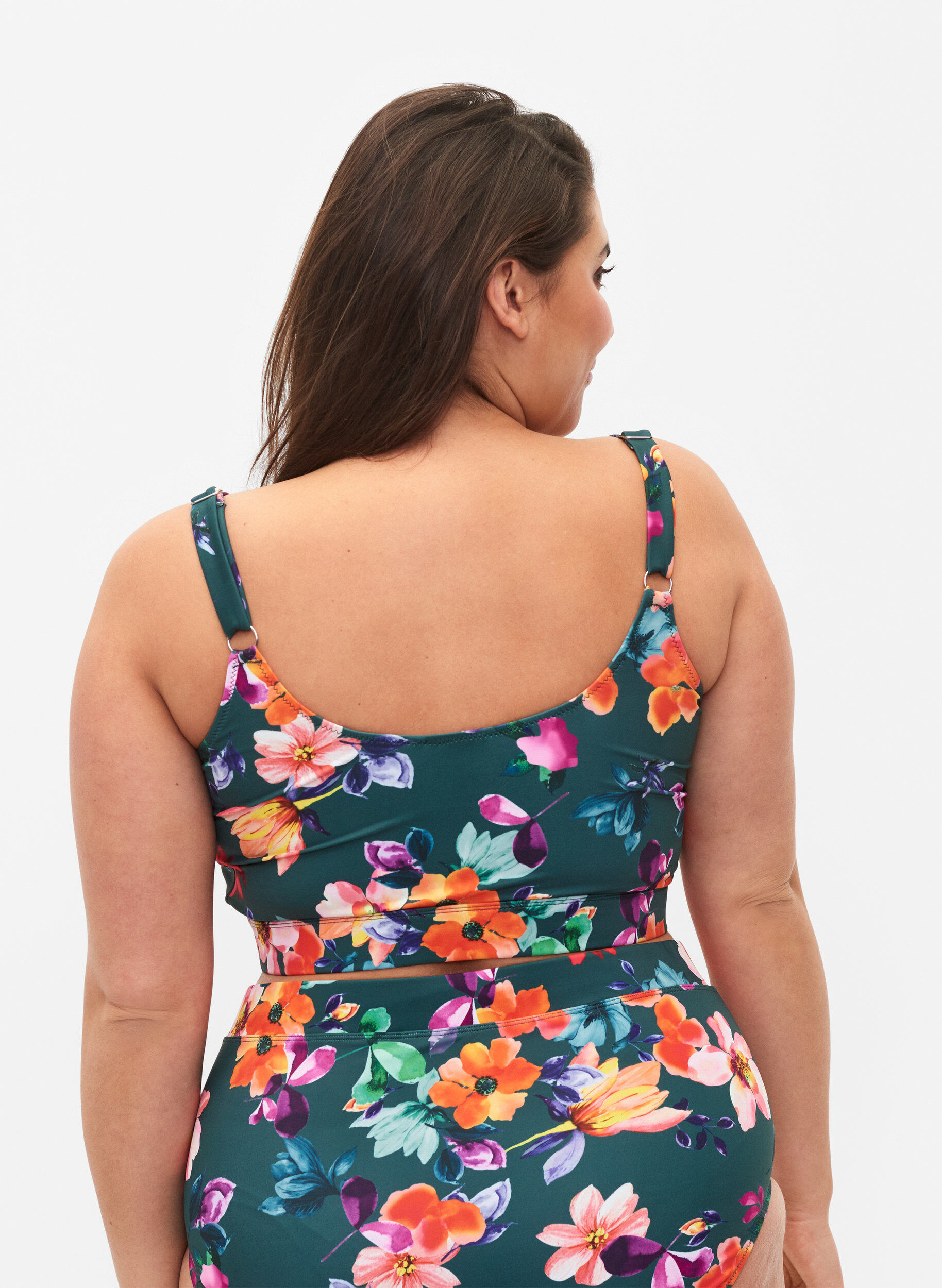 ZizziBedrukte bikinitop met verstelbare bandjes, Meave Print, Model image number 1