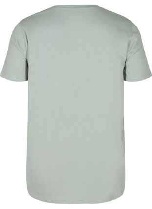 T-shirt en coton à manches courtes avec impression, Silver Blue Wolf, Packshot image number 1