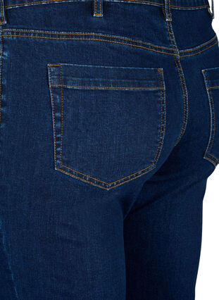 Slim-fit Emily jeans met normale taille, Dark blue, Packshot image number 3