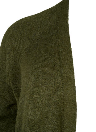 Cardigan long en tricot avec des poches, Winter Moss Mel., Packshot image number 2