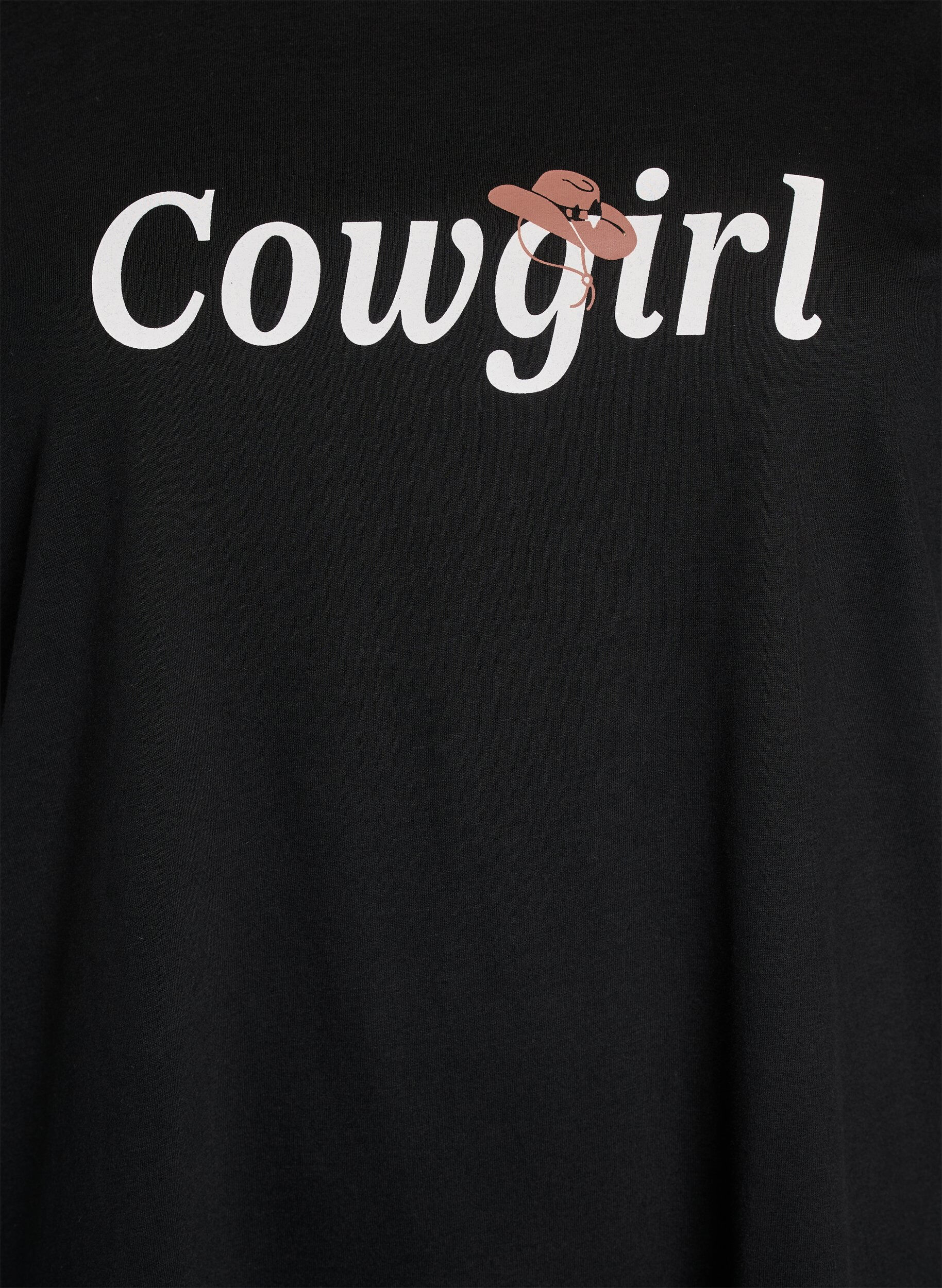 ZizziT-shirt imprim&eacute;, Noir, Packshot image number 2