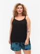 Top sans manches en viscose, Black, Model image number 0