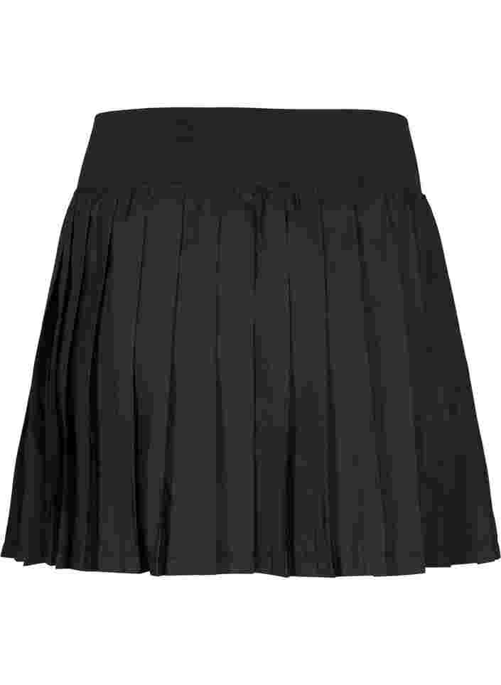 Padel / jupe de tennis en plissé, Black, Packshot image number 1