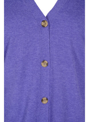 Cardigan en tricot avec fermeture à bouton, Purple Opulence Mel., Packshot image number 2