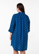 Robe courte avec col et poche poitrine, Bleu, Model image number 2