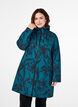 Veste de pluie avec impression, Deep Teal Black, Model image number 0