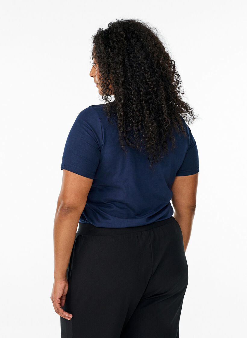 FLASH - T-shirt avec motif, Bleu, Model image number 2