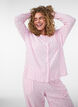Cardigan en coton biologique avec broderie ajour&eacute;e, Rose, Model image number 0