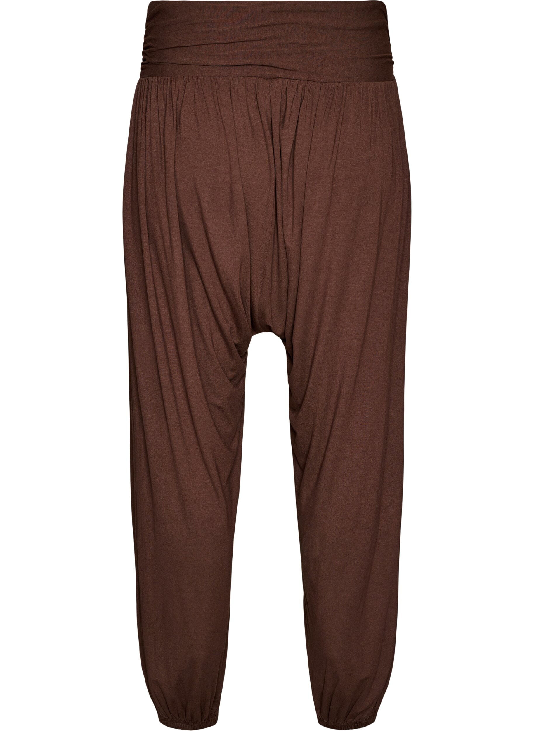 ZizziPantalon sarouel ample, Marron, Packshot image number 1