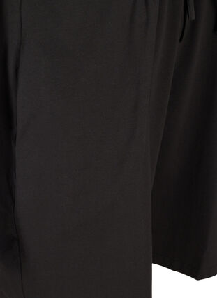 Tunique en coton à manches courtes, Black, Packshot image number 3