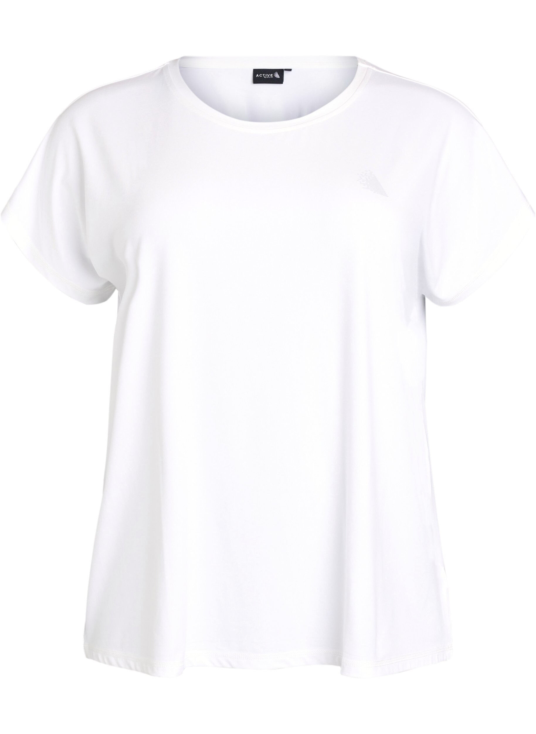 Effen gekleurd T-shirt voor sporten