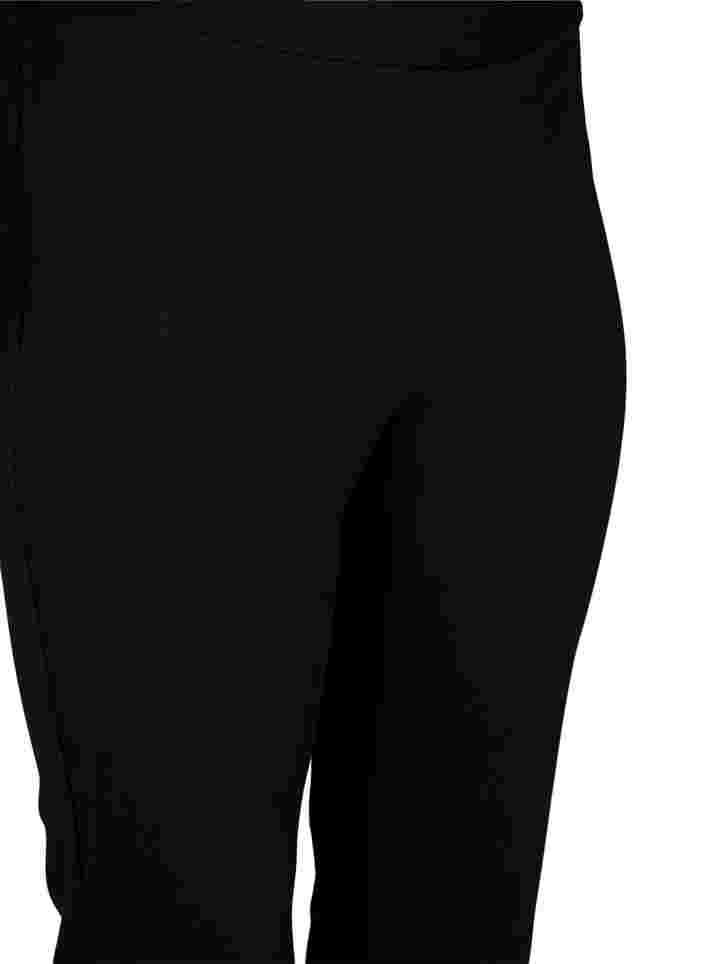 Pantalon évasé, Black, Packshot image number 2