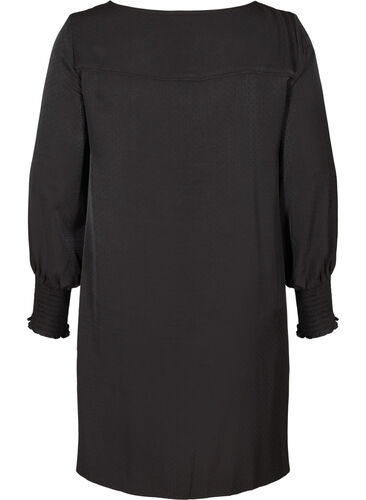 Tunique à manches longues avec blouse, Black, Packshot image number 1
