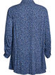 Chemise longue &agrave; imprim&eacute; fleuri, Bleu, Packshot image number 1
