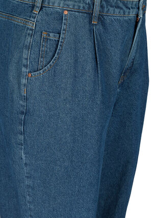 Slouchy-fit jeans van katoen, Blue denim, Packshot image number 2