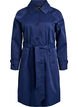 Trench-coat avec ceinture et fentes, Bleu, Packshot image number 0