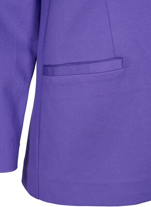 Blazer simple avec bouton et poches décoratives, Ultra Violet, Packshot image number 3