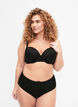 2-pack slipje met normale taille, Zwart, Model image number 0