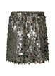 Jupe courte &agrave; sequins avec une ceinture &eacute;lastique, Gris anthracite, Packshot image number 1