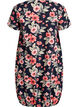 Katoenen jurk met korte mouwen en print, Blauw, Packshot image number 1