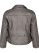 Veste imitation cuir patinée, Dark Grey Wash, Packshot image number 1
