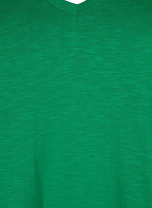 T-shirt basique à manches courtes avec col en V, Jolly Green, Packshot image number 2