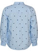 Chemise avec cerises brod&eacute;es, Bleu Clair, Packshot image number 1