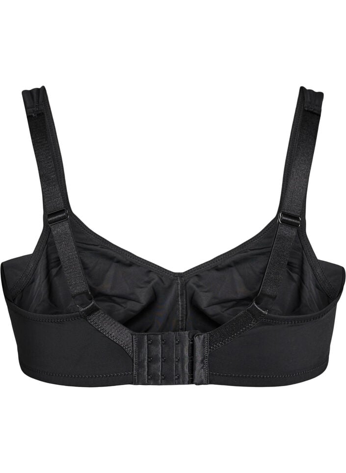 Soutien-gorge confort avec bretelles rembourr&eacute;es, Noir, Packshot