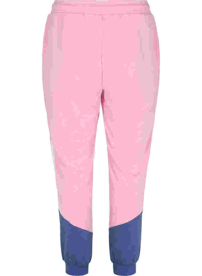 Pantalon de survêtement coloré, C. Pink C. Blocking, Packshot image number 1