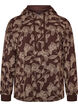 Sweat &agrave; capuche avec imprim&eacute; int&eacute;gral, Marron, Packshot image number 0
