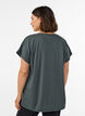 Losvallend trainings-T-shirt met V-hals, Groen, Model image number 2