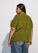 Gebreid vest met korte mouwen, Groen, Model image number 2