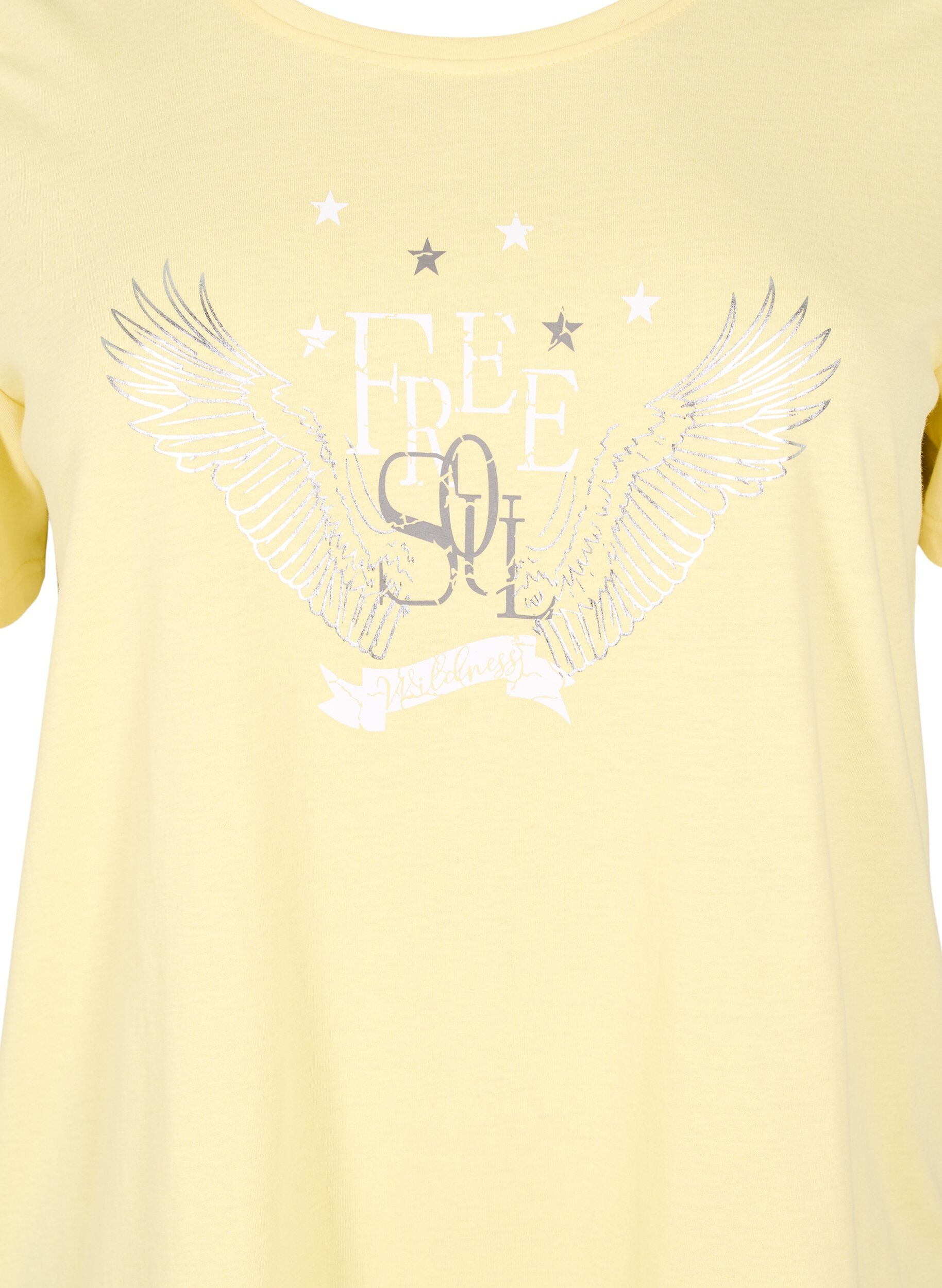 Zizzi FLASH &ndash; T-shirt avec motif, Jaune, Packshot image number 2