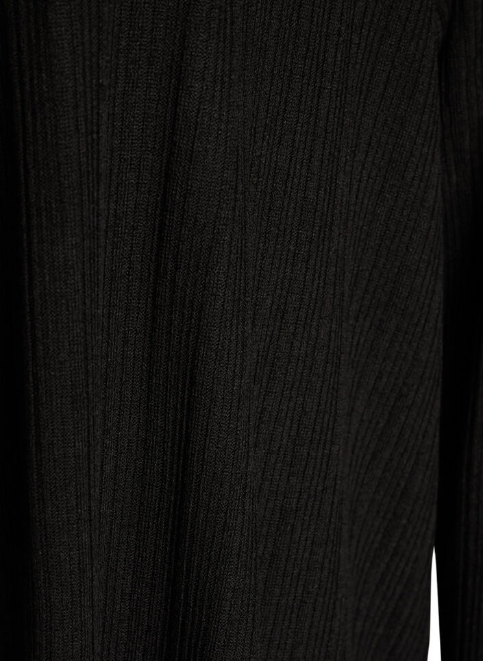 Cardigan ouvert en jersey textur&eacute;, Noir, Packshot image number 2