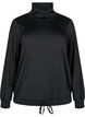 Haut de sport à col montant, Black, Packshot image number 0