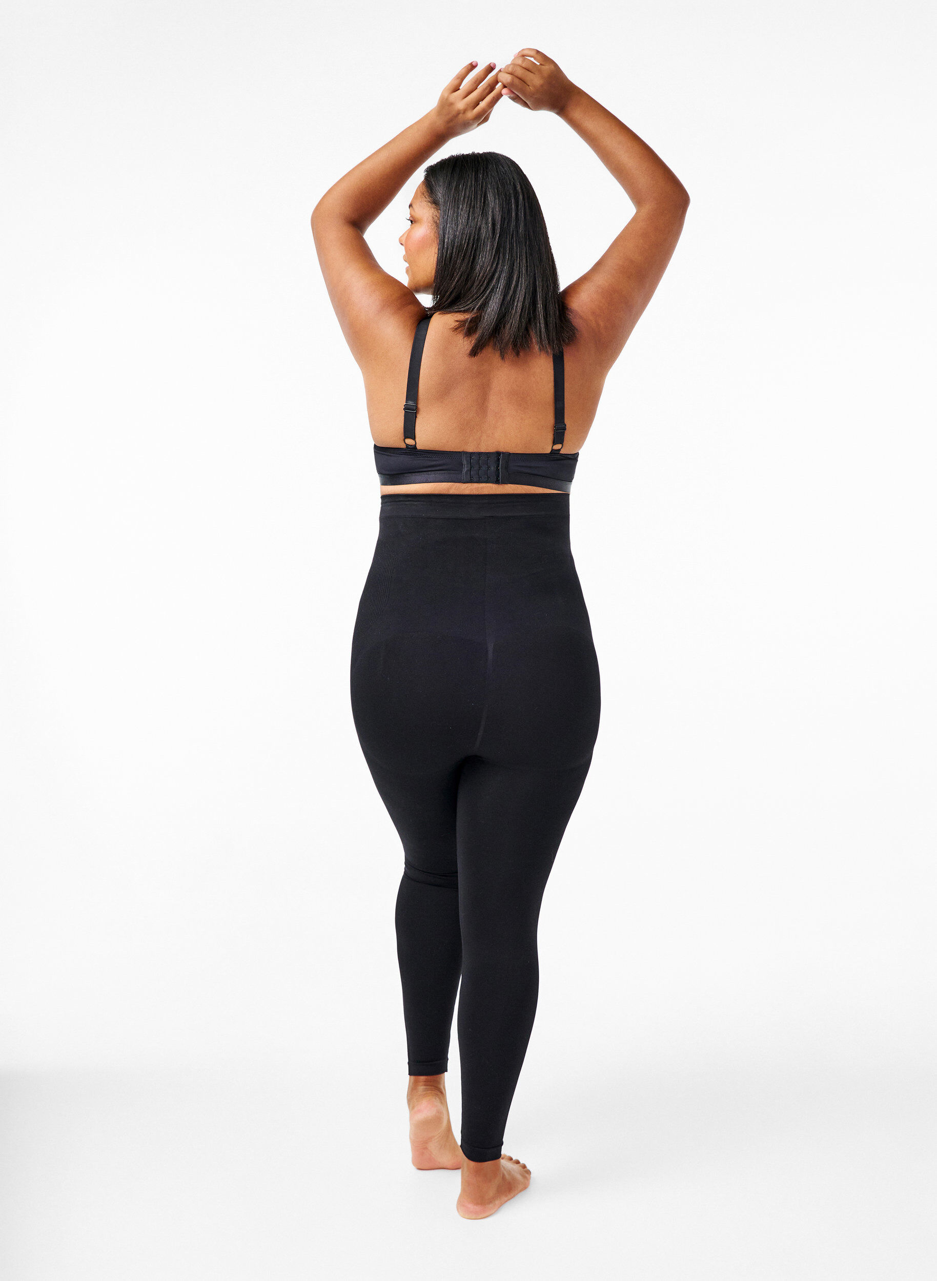 ZizziShapewear legging met hoge taille, Zwart, Model image number 1