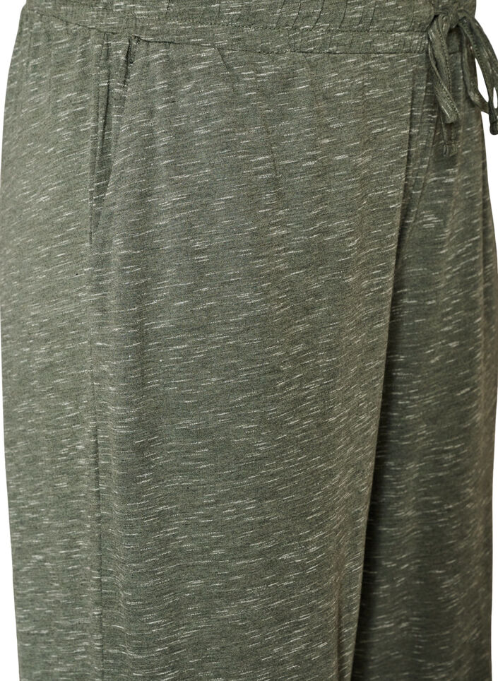 Pantalon en jersey &agrave; coupe ample avec poches, Vert, Packshot image number 2