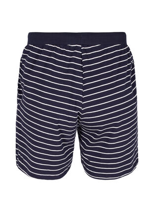 Short en coton avec poches, Blue Stripe, Packshot image number 1