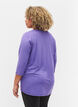 Sporttop met 3/4 mouwen, Paars, Model image number 2