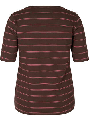 T-shirt côtelé rayé en coton, Mole Stripe, Packshot image number 1
