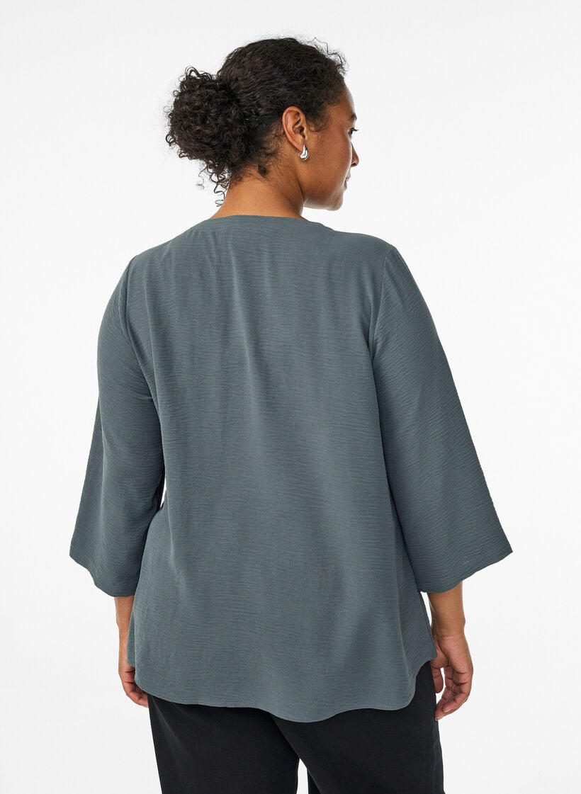 FLASH - Blouse met 3/4 mouwen, Groen, Model image number 2