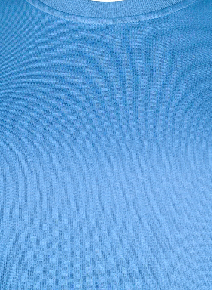 Sweatshirt avec découpes à motifs brodés, Della Robbia Blue, Packshot image number 2