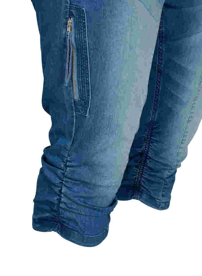 Jean capri coupe slim avec poches, Light blue denim, Packshot image number 3