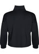 Sweat en mélange de modal avec col montant, Black, Packshot image number 1