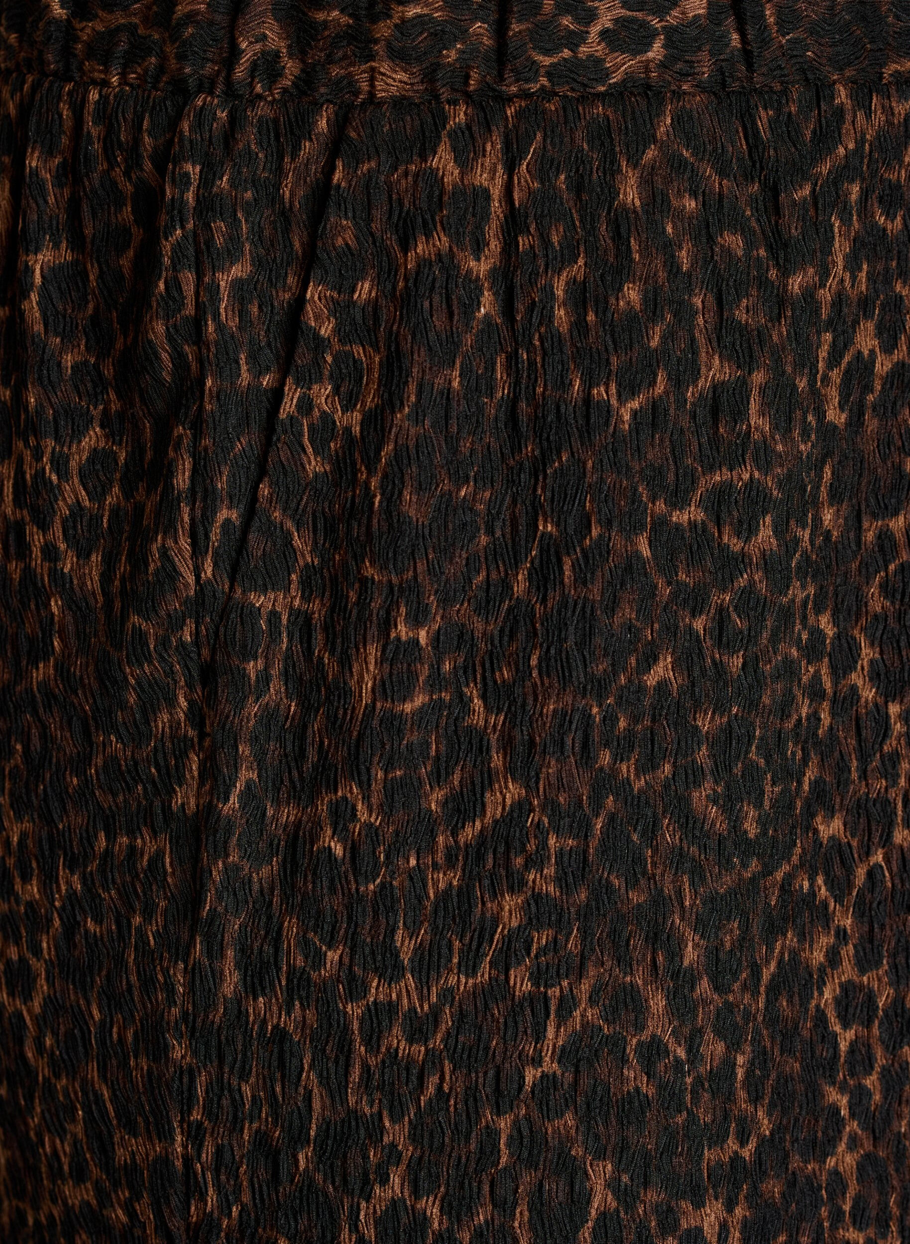 Zizzi Pantalon avec texture ondul&eacute;e, Marron, Packshot image number 2