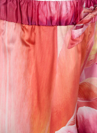 Pyjama shorts met patroon en trekkoord, Orange Pink AOP, Packshot image number 2