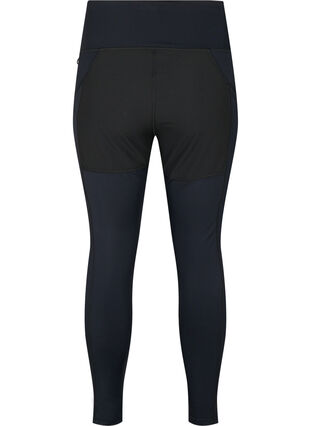 Legging de sport extensible et durable avec des poches, Black, Packshot image number 1