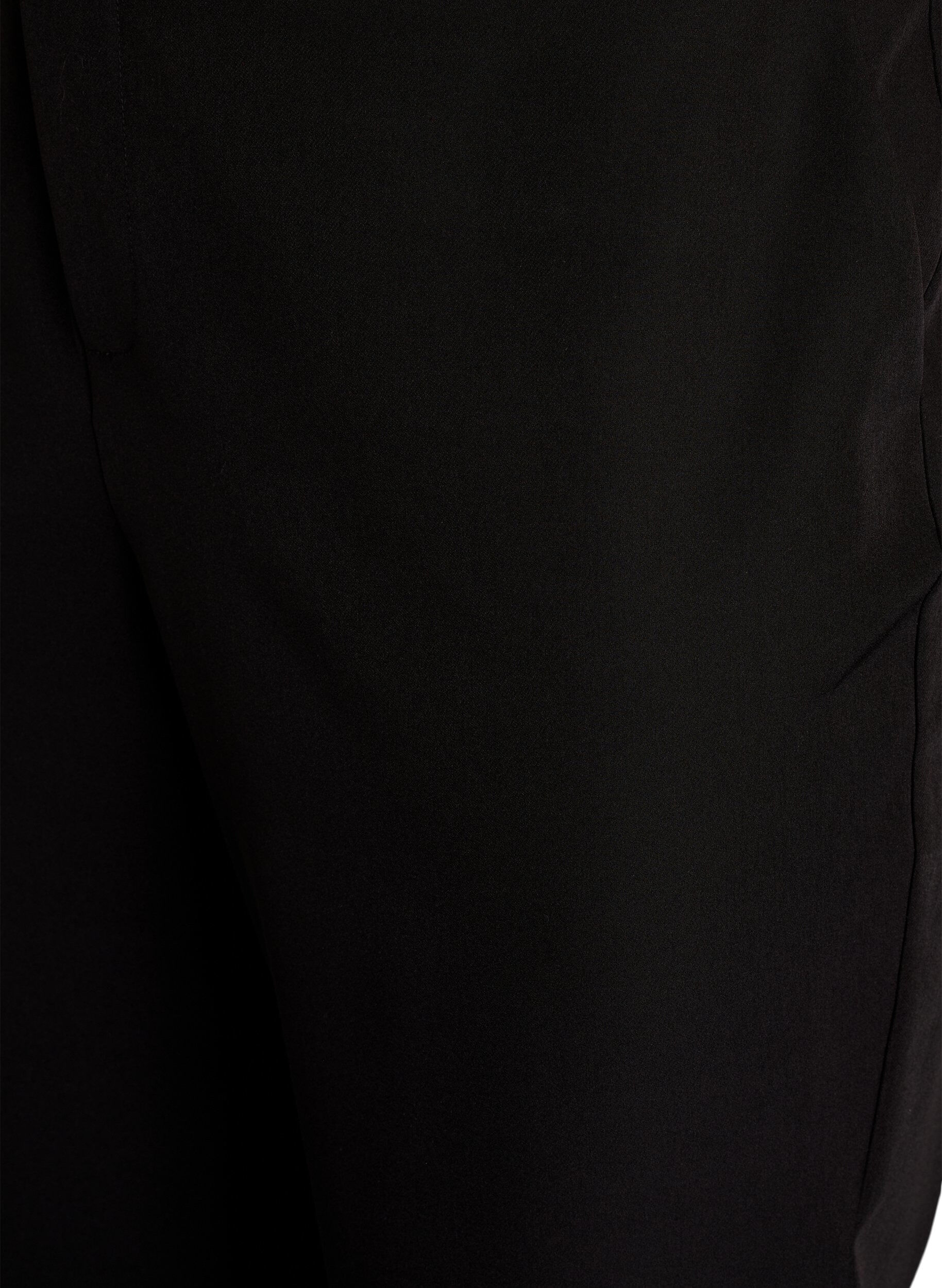 ZizziPantalon avec poches et jambes droites, Noir, Packshot image number 3