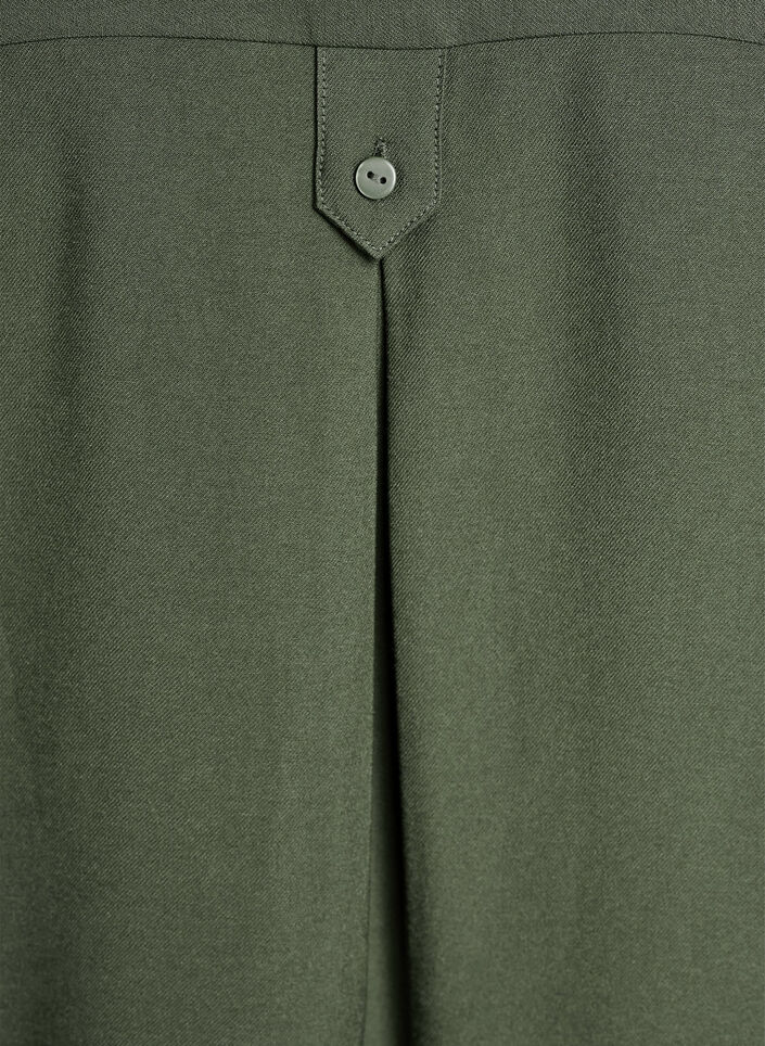 Blouse met knoopdetail op de rug, Groen, Packshot image number 3