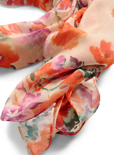 Écharpe avec imprimé floral, Buttercream AOP, Packshot image number 1